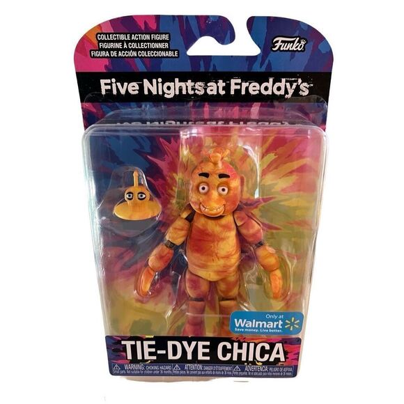 Funko FIVE NIGHTS AT FREDDY'S TIE-DYE CHICA ACTION FIGURE New! Collectible - Picture 3 of 6